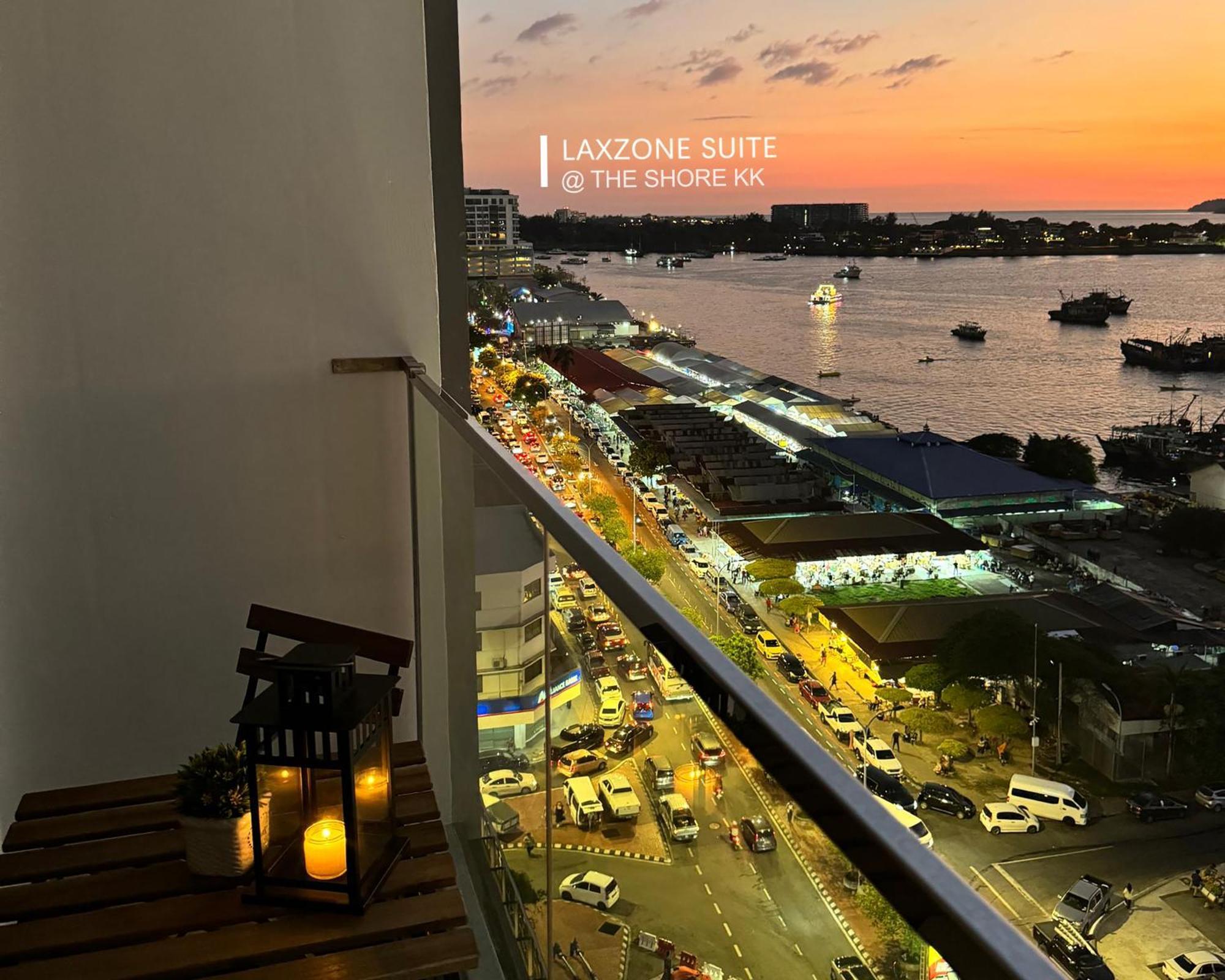 The Shore Cbd Kota Kinabalu By Laxzone Suite Eksteriør bilde