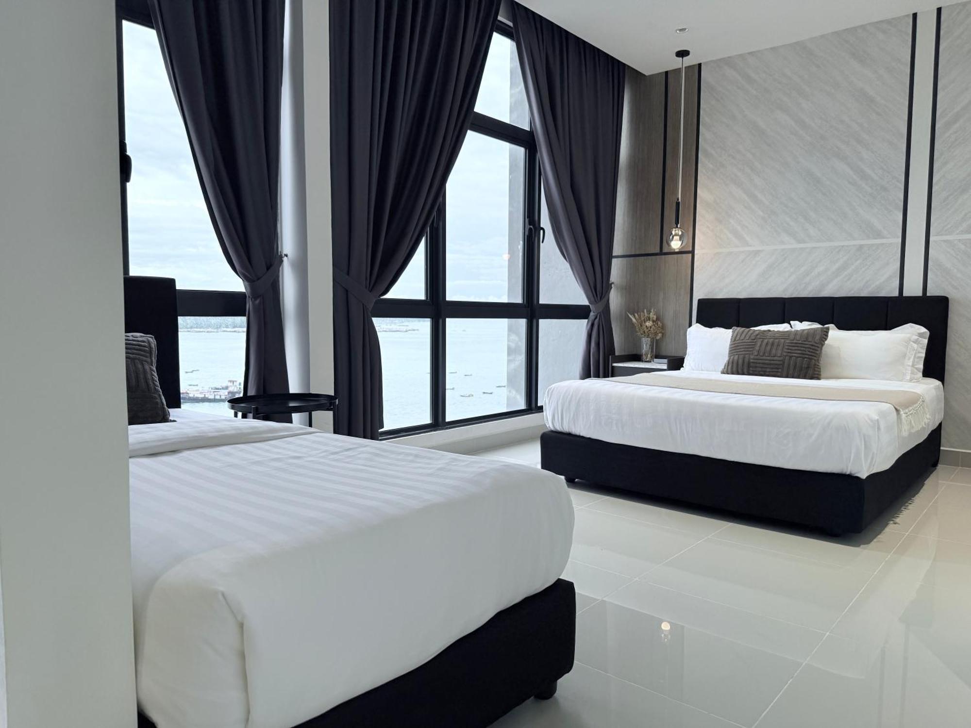 The Shore Cbd Kota Kinabalu By Laxzone Suite Eksteriør bilde